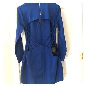 Blue Bebe open back dress